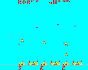 City Defence (1982)(Bug Byte)[DEFENCE] screen shot game playing